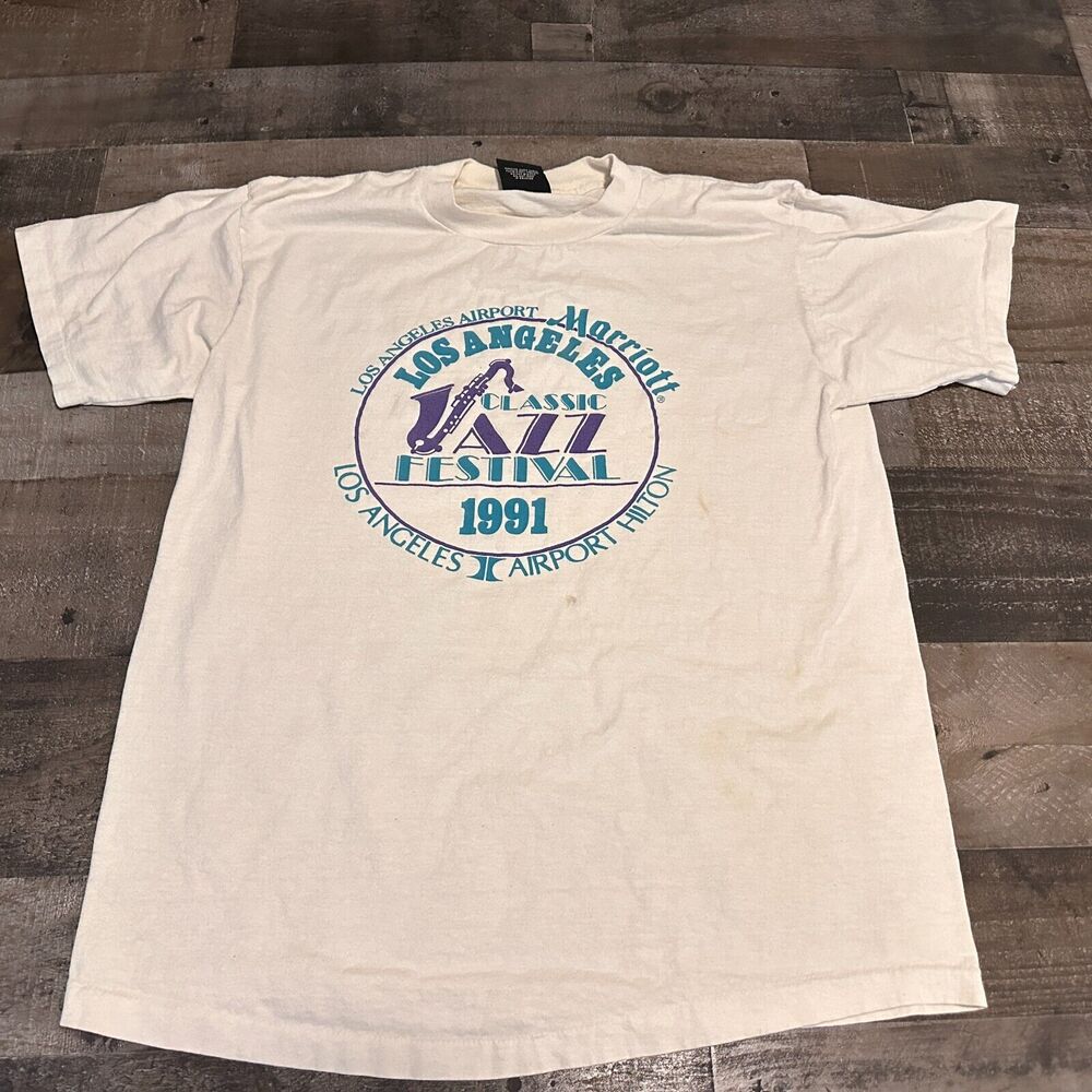 Vintage Los Angeles Classic Jazz Festival 1991 - Airport Marriot Hilton Shirt L